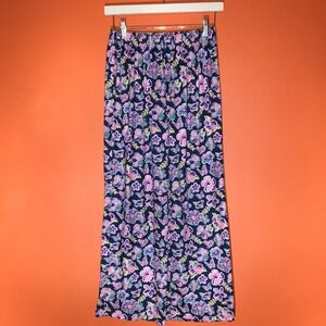 Simply Southern Tropical Floral Flowy Pants Size XS Small 0-6 Woman’s